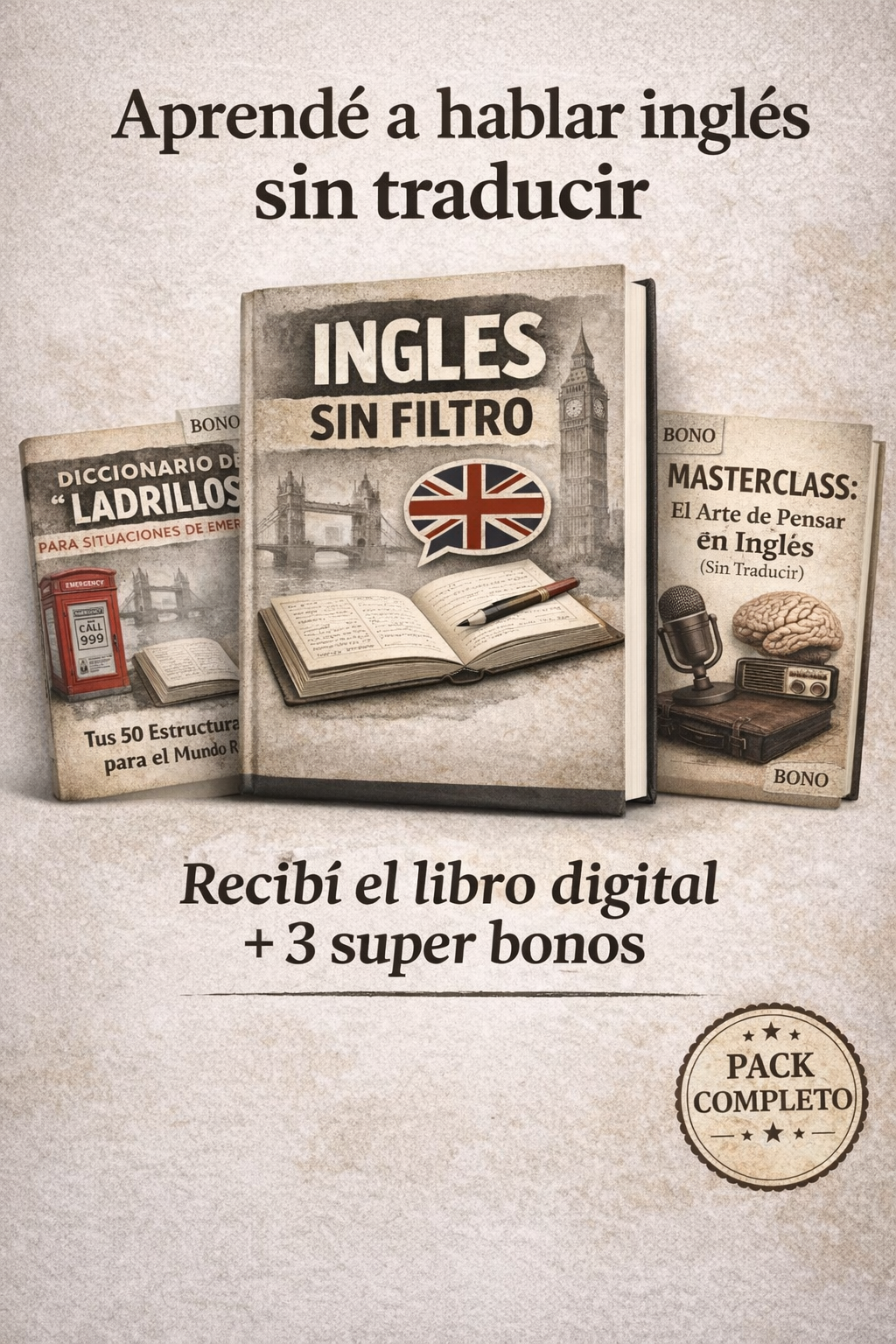 EL METODO DE 21 DIAS PARA HABLAR INGLES SIN MIEDO + 3 BONOS de Regalo.